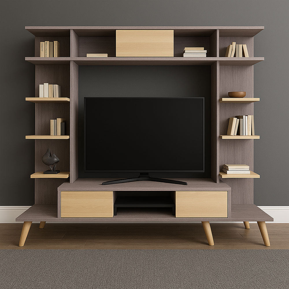TV table 200 x 200 x 40 cm - wooden - AZ111334