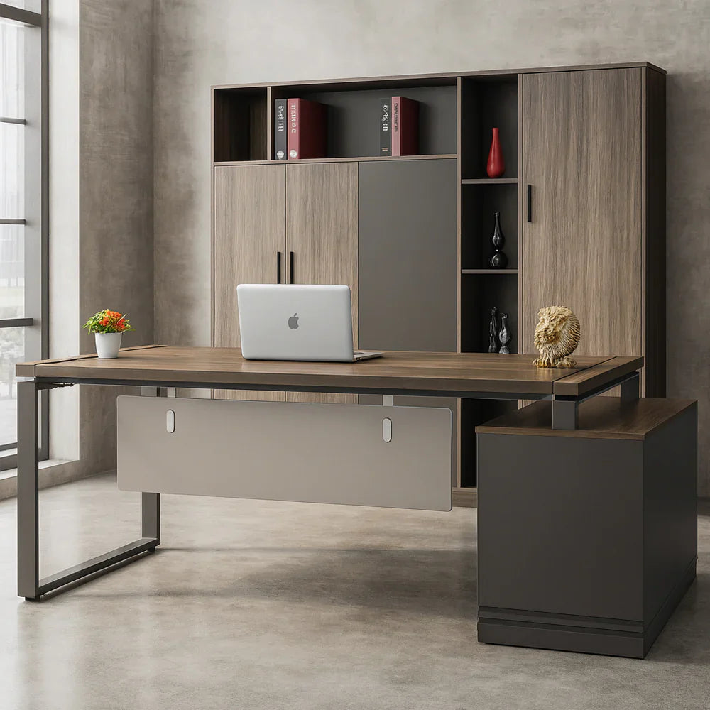 Desk 75*160*80 CM - Brown - AZ120100