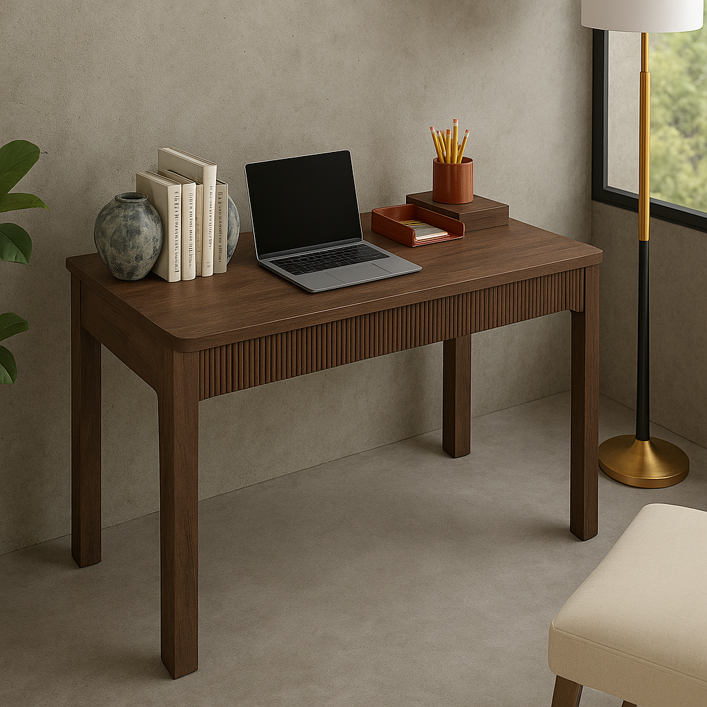 مكتب 180 × 80 × 75 سم - بني - AZ11134