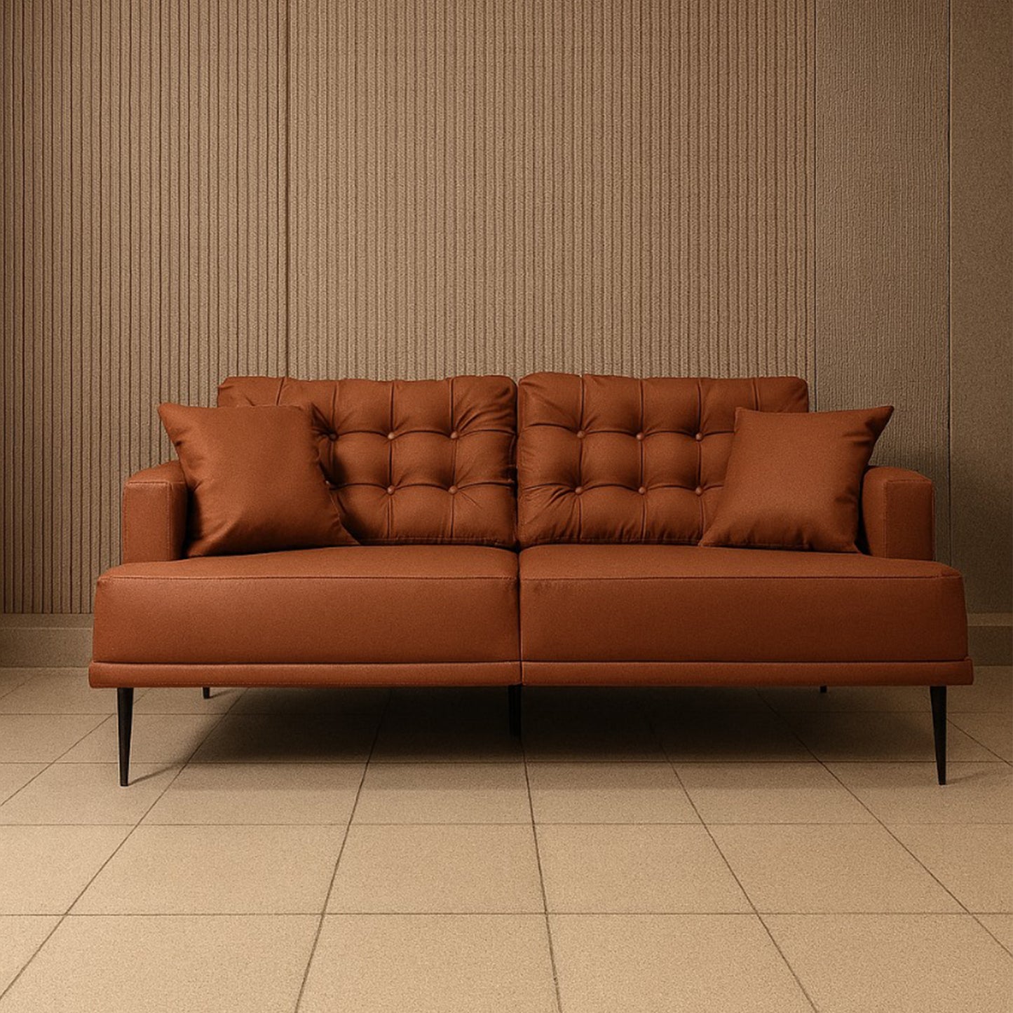 Office Sofa Set – Brown - HC-ANSARI