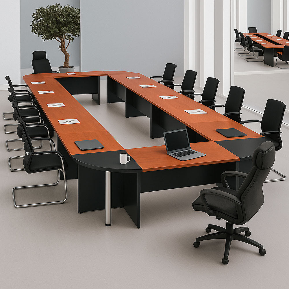 طاولة اجتماعات – 13م × 60 × 75 سم – بني – AZ11106