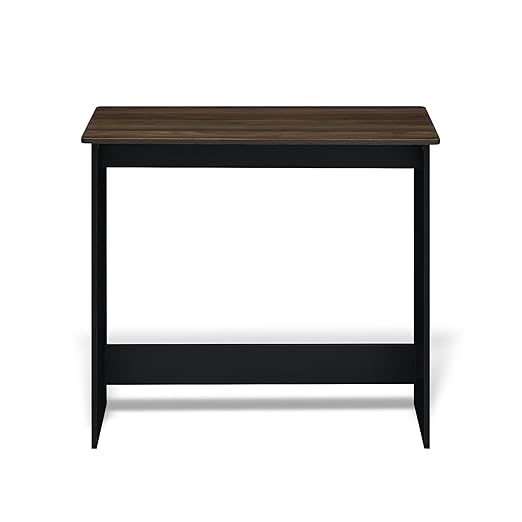 Desk 100 x 40 x 75 CM - black and wooden - AZ1258