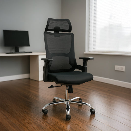 كرسي مكتب عصري بمقاس 130×64×60 سم - اللون: أسود - الموديل: 623