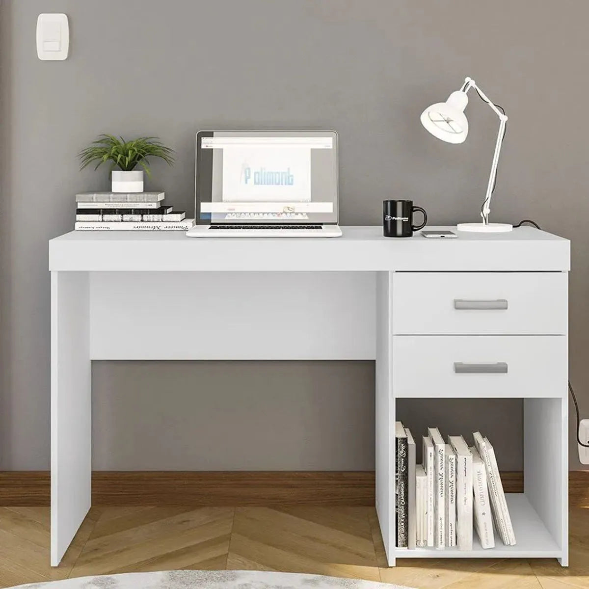 Desk 120 x 60 x 75 cm - White - AZ1046