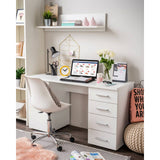 Desk 140 x 60 x 75 cm - White - AZ1011