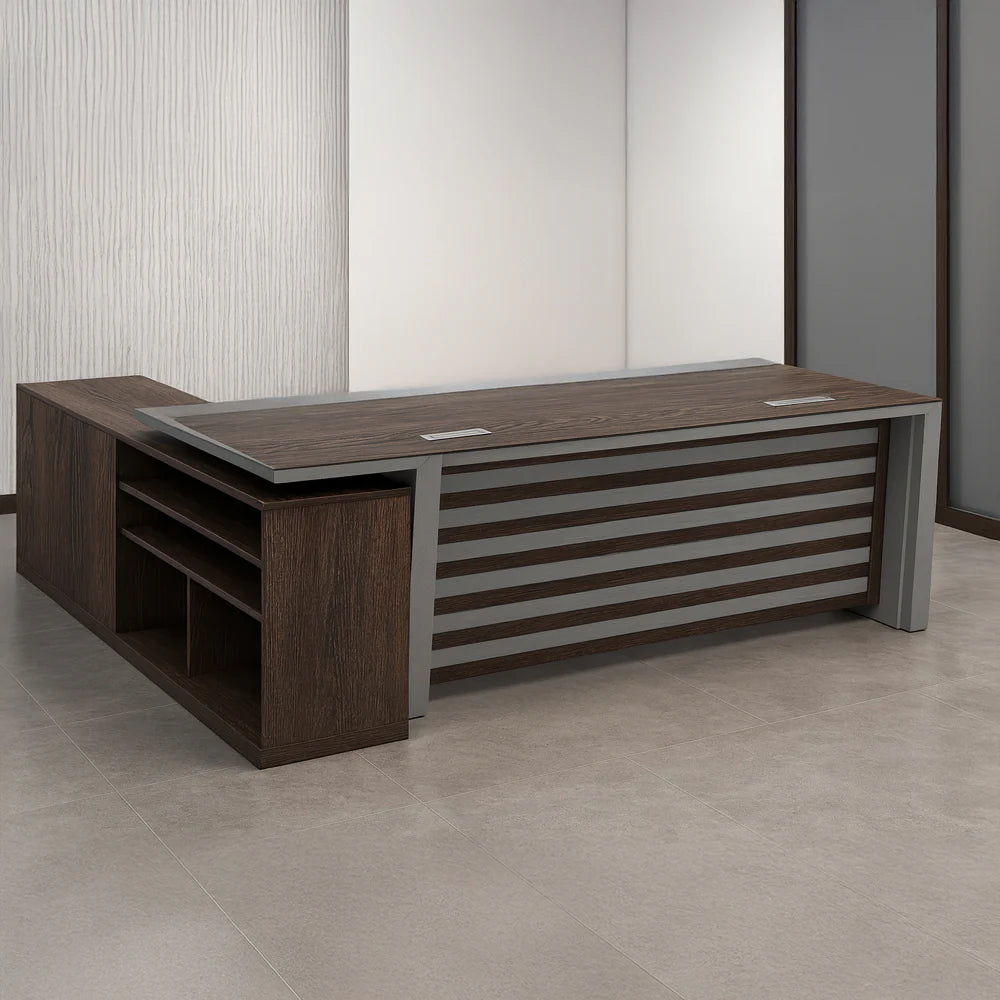 Desk 200*80*75 CM - Wooden and Brown - AZ120113