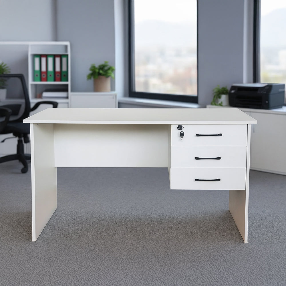 Desk 120 x60 x 75 cm - white- AZ1094