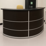 Reception Table 115 x 180 x 60 cm - Brown - AZ111309