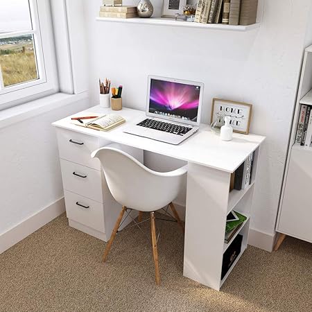 Desk 120 x 45 x 74 cm - White - AZ1041