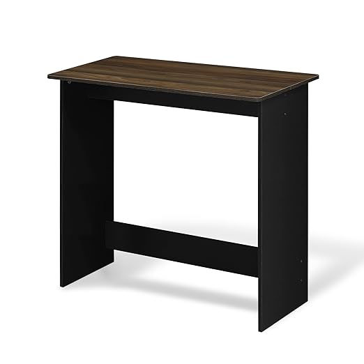 Desk 100 x 40 x 75 CM - black and wooden - AZ1258
