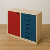 Filling cabinet 90 x 80 x 40 cm - wooden - AZ111345