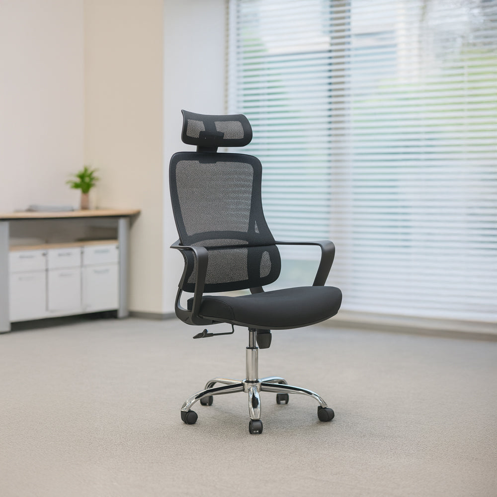 High-back Office Chair 120*60*50 cm - Black - 852-BG