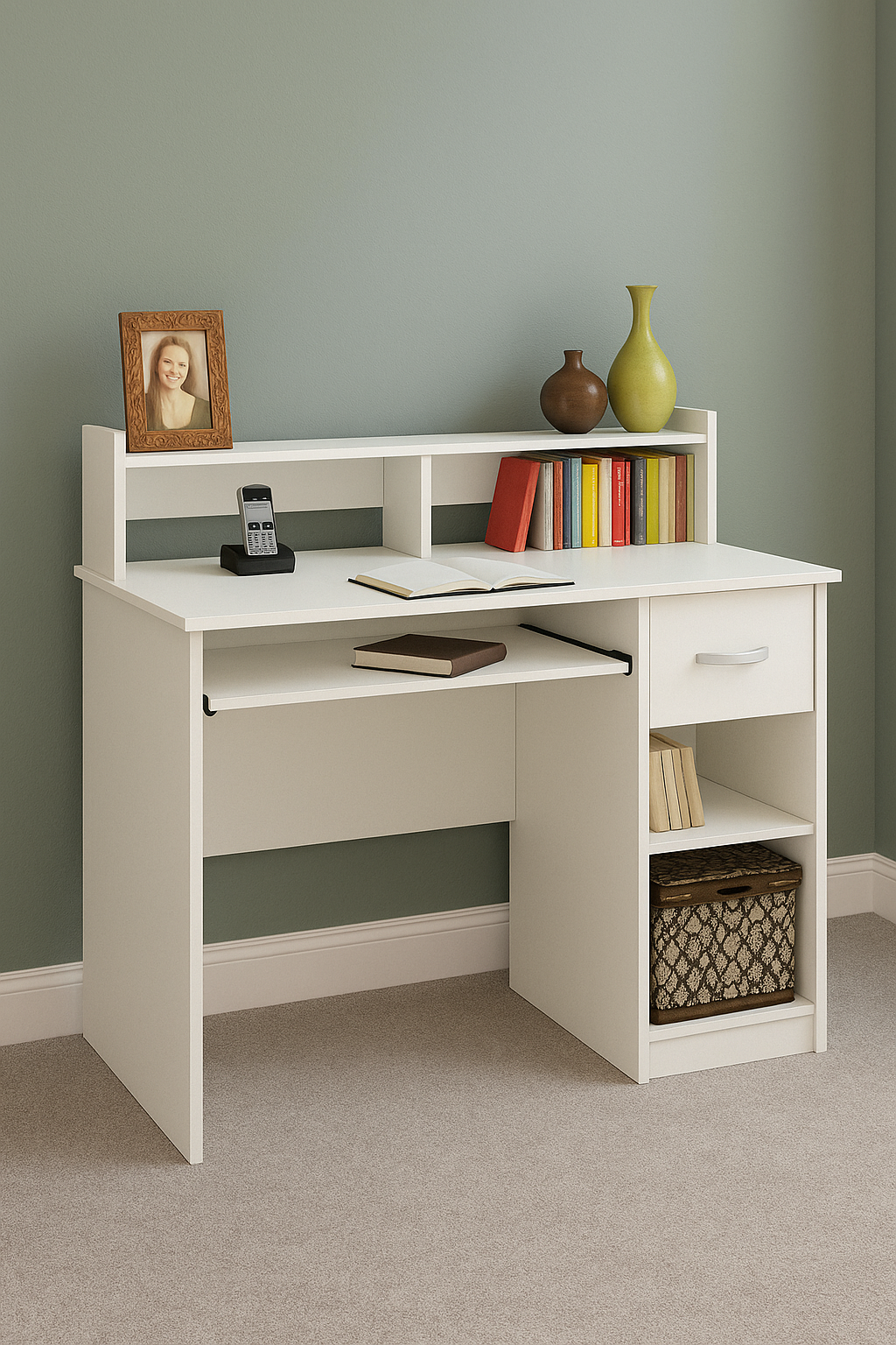 Desk 120 x 60 x 95CM -white - AZ1257