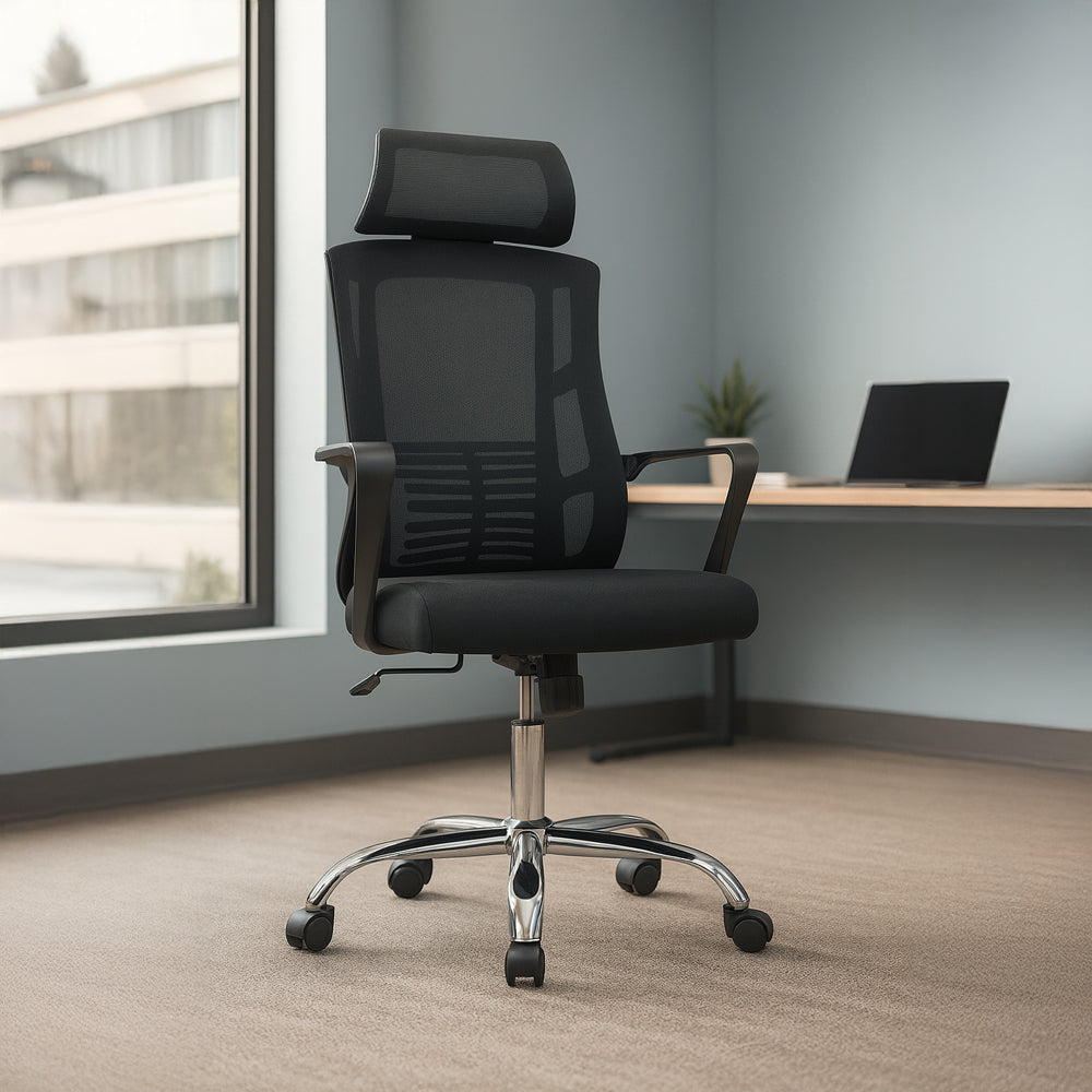 Ergonomic Mesh Office Chair 118*64*61 - Black - 908