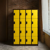 Colorful Metal Locker Cabinet with Multiple Compartments