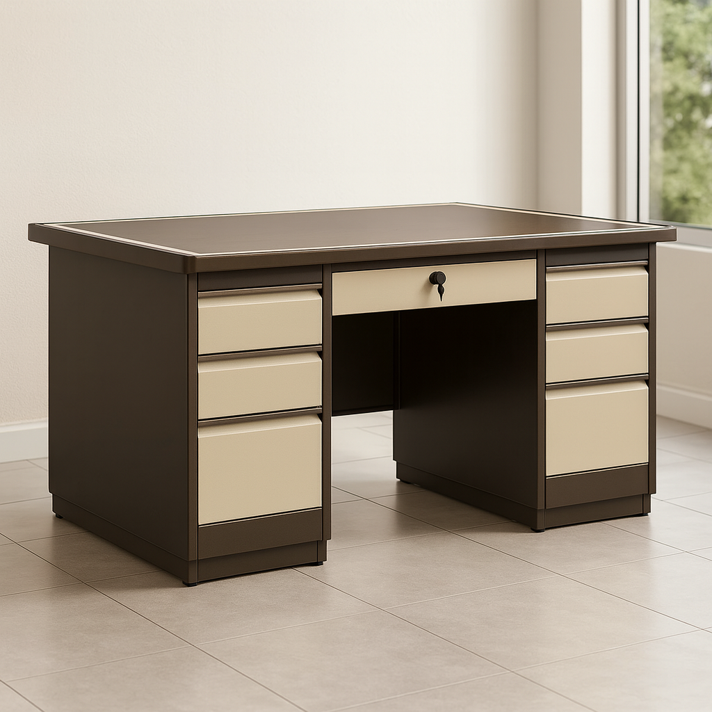 مكتب 150 × 70 × 75 سم – بني – AZ111348