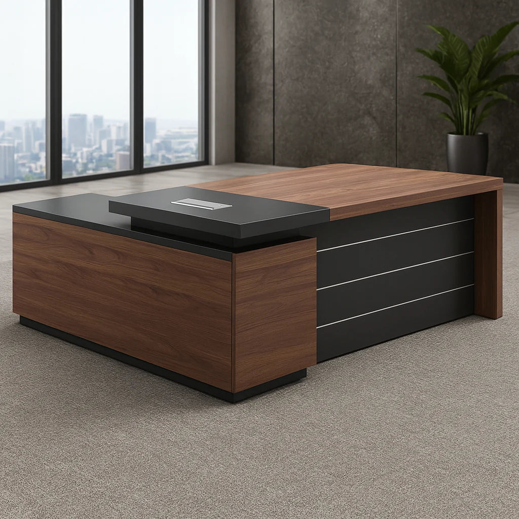 Desk 75*200*80 CM - Brown - AZ120105
