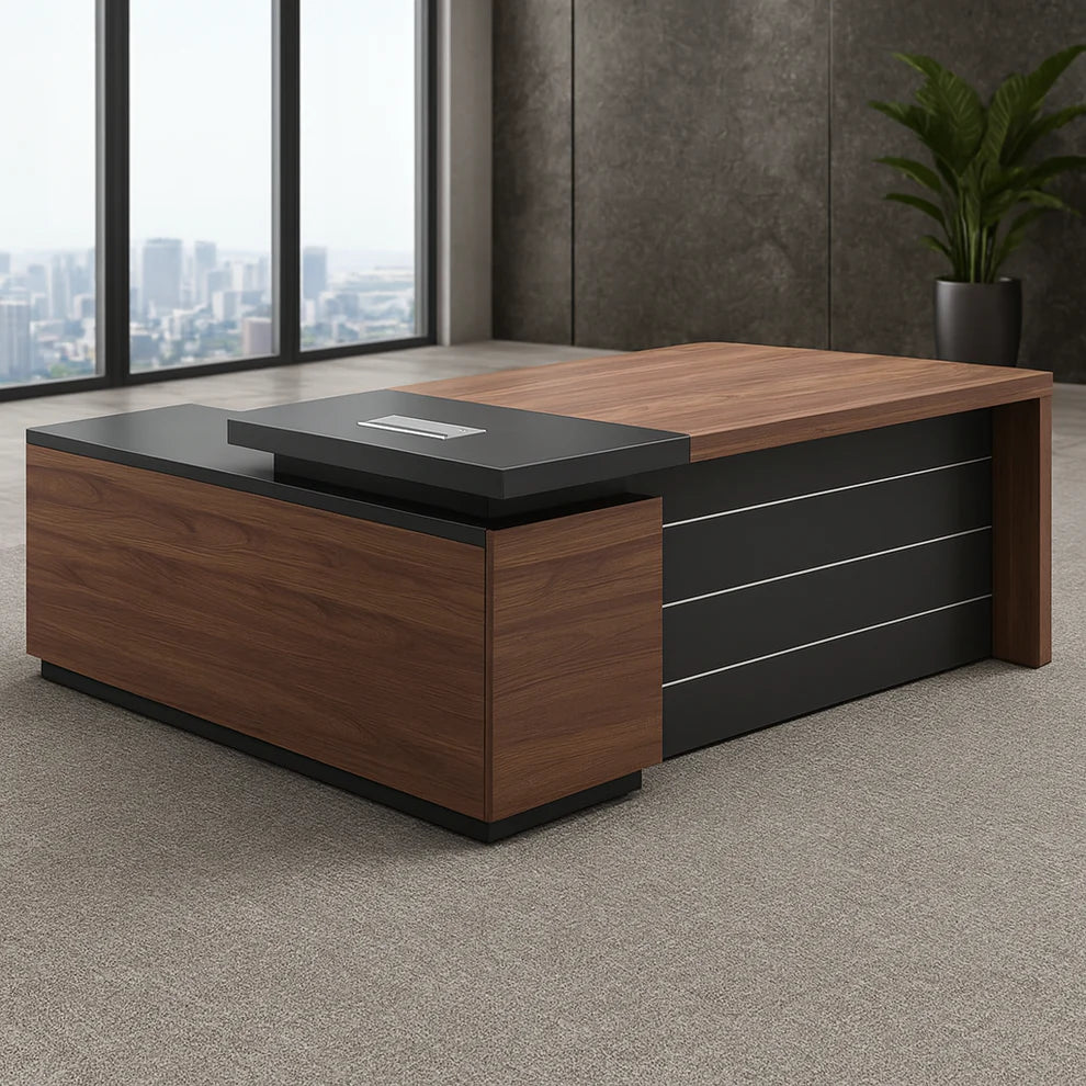 مكتب 75×160×80 سم - بني - AZ120103