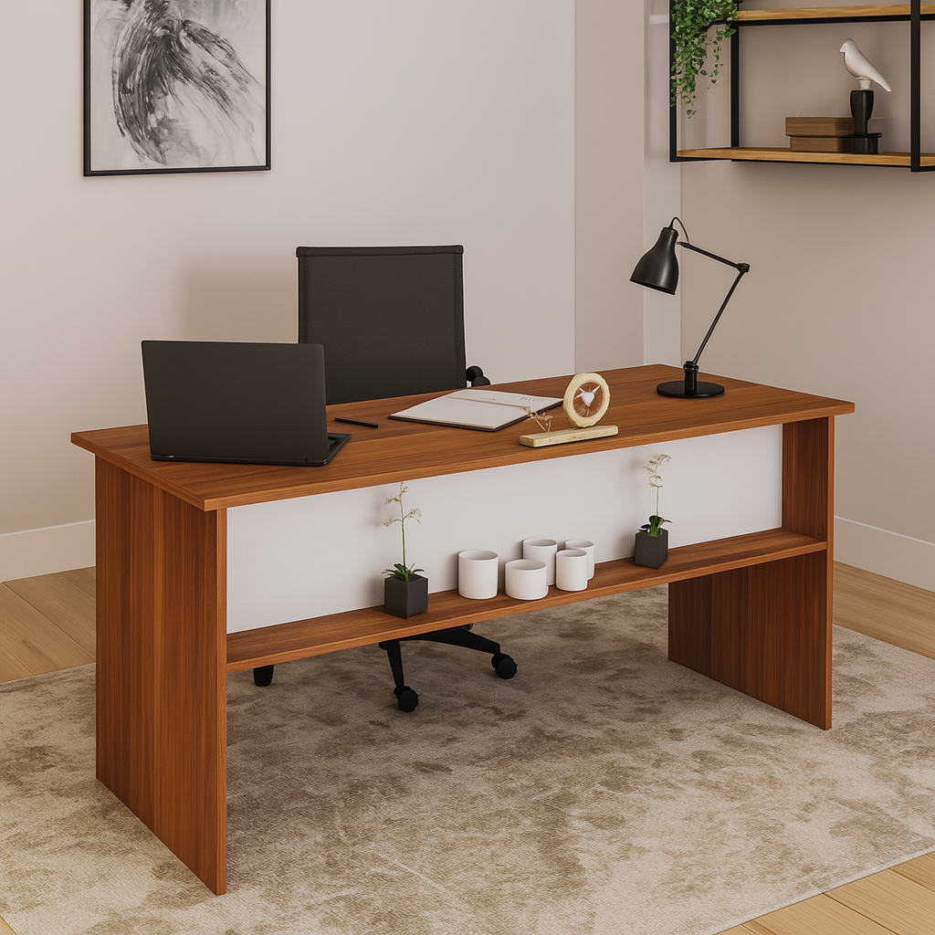Desk 140x 60 x 75 cm - White - AZ1083