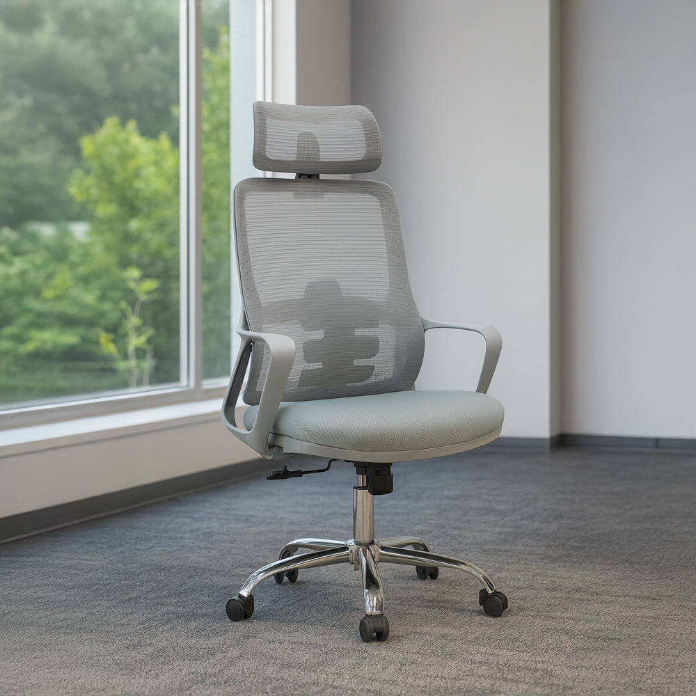Modern Office Chair 124*67*60 CM - Grey - A853-1