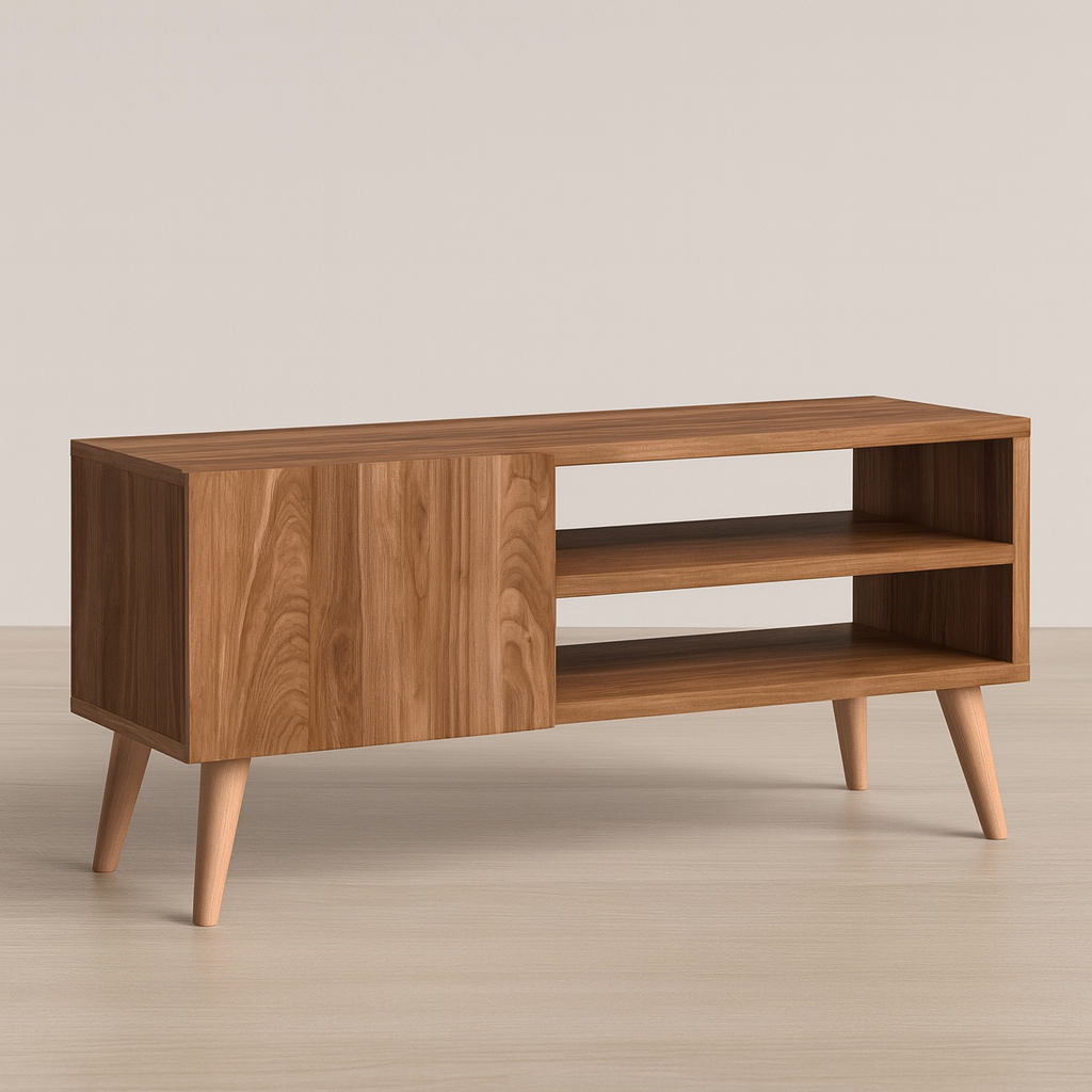 TV Table, 90 × 30 × 40 cm - Brown - AZ30036