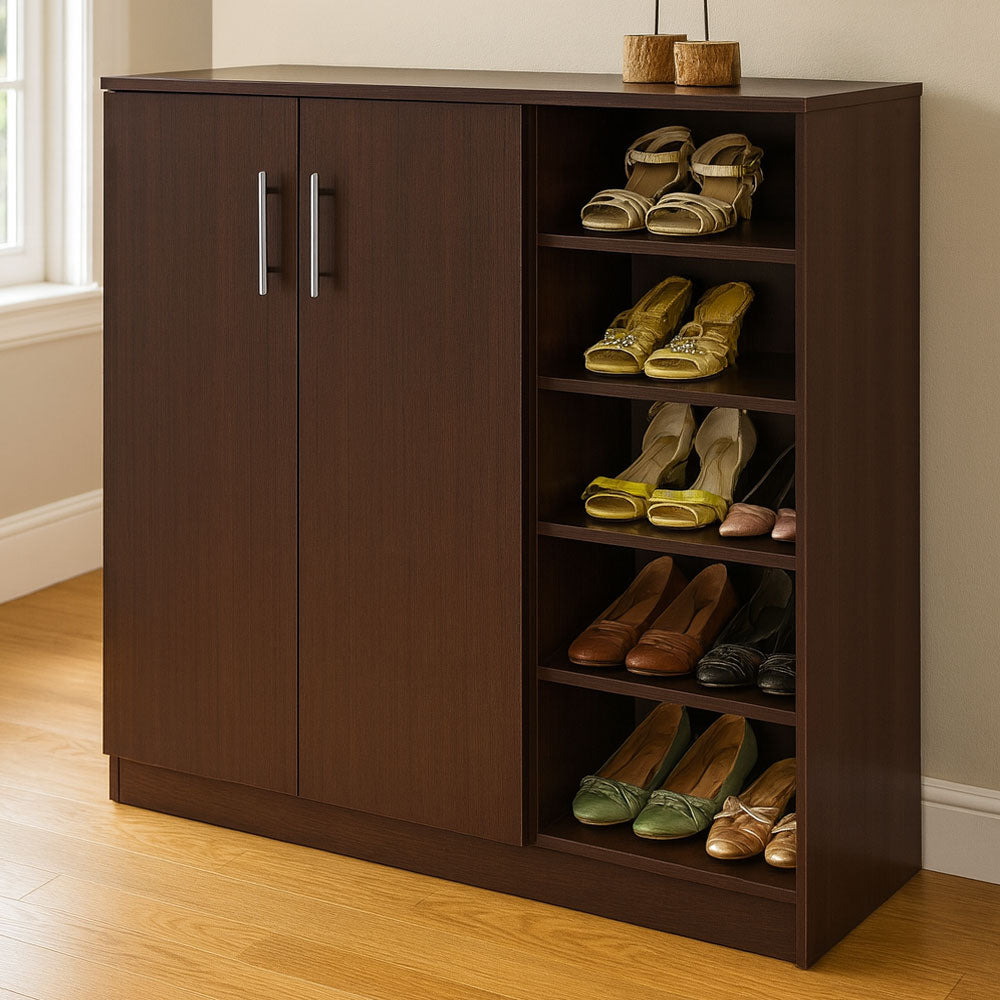 Shoe Cabinet, 100 × 40 × 120 cm - Brown - AZ40022