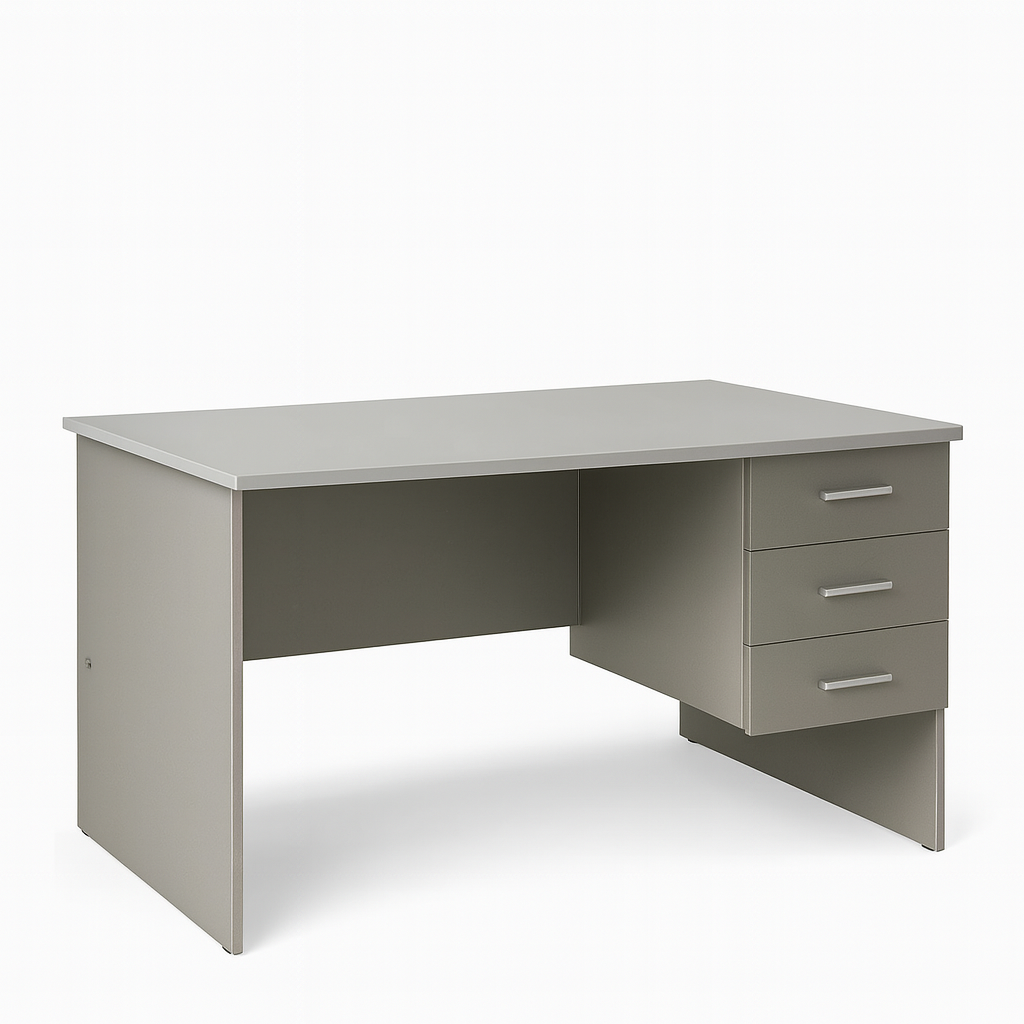 Desk 140 x 80 x 75 cm - Grey - AZ50015