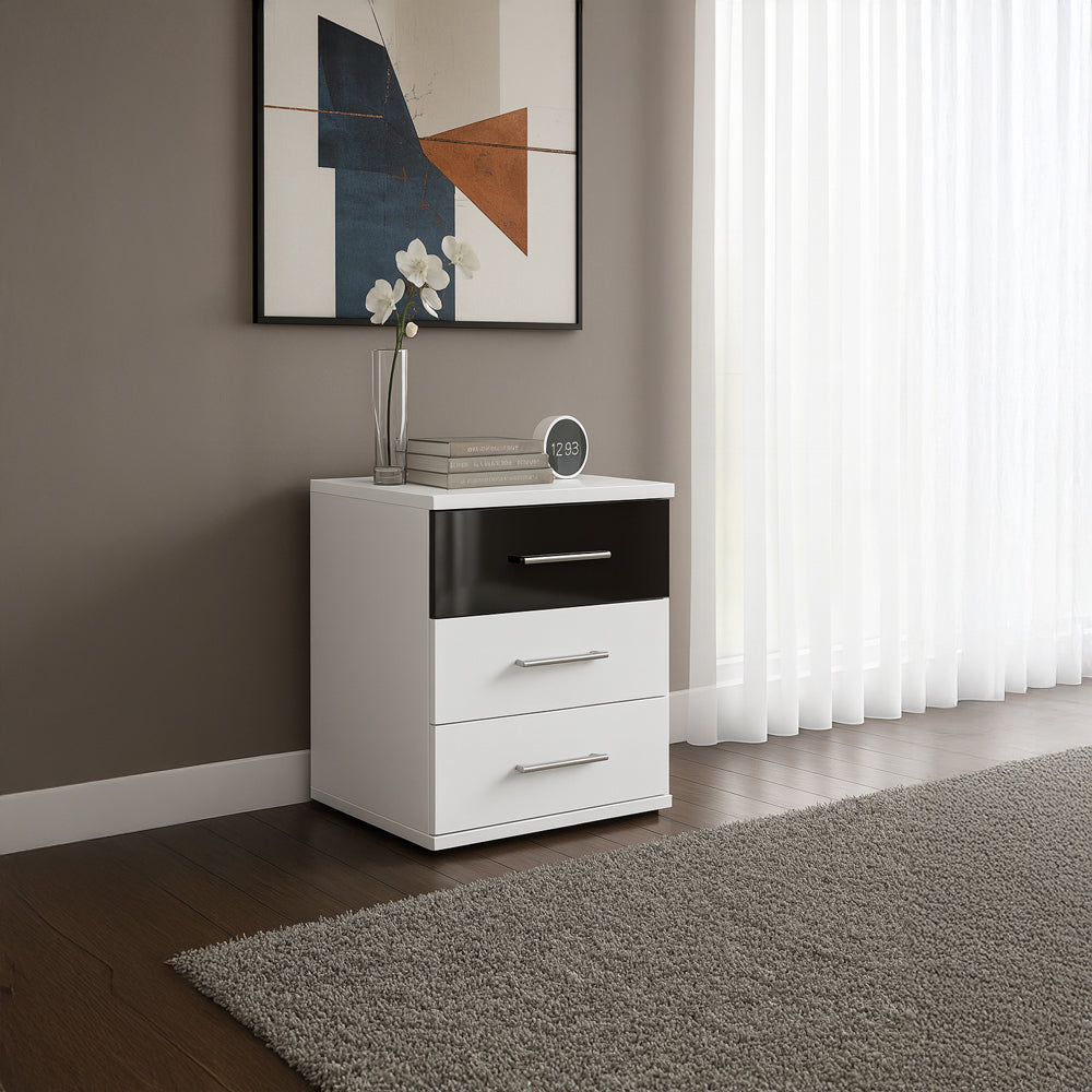 Unit Drawers, 40 × 40 × 50 cm - Black and White - AZ500150