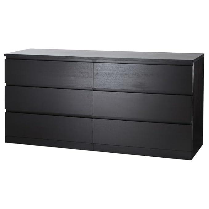 Unit Drawers, 156 × 45 × 78 cm - Black - AZ500220