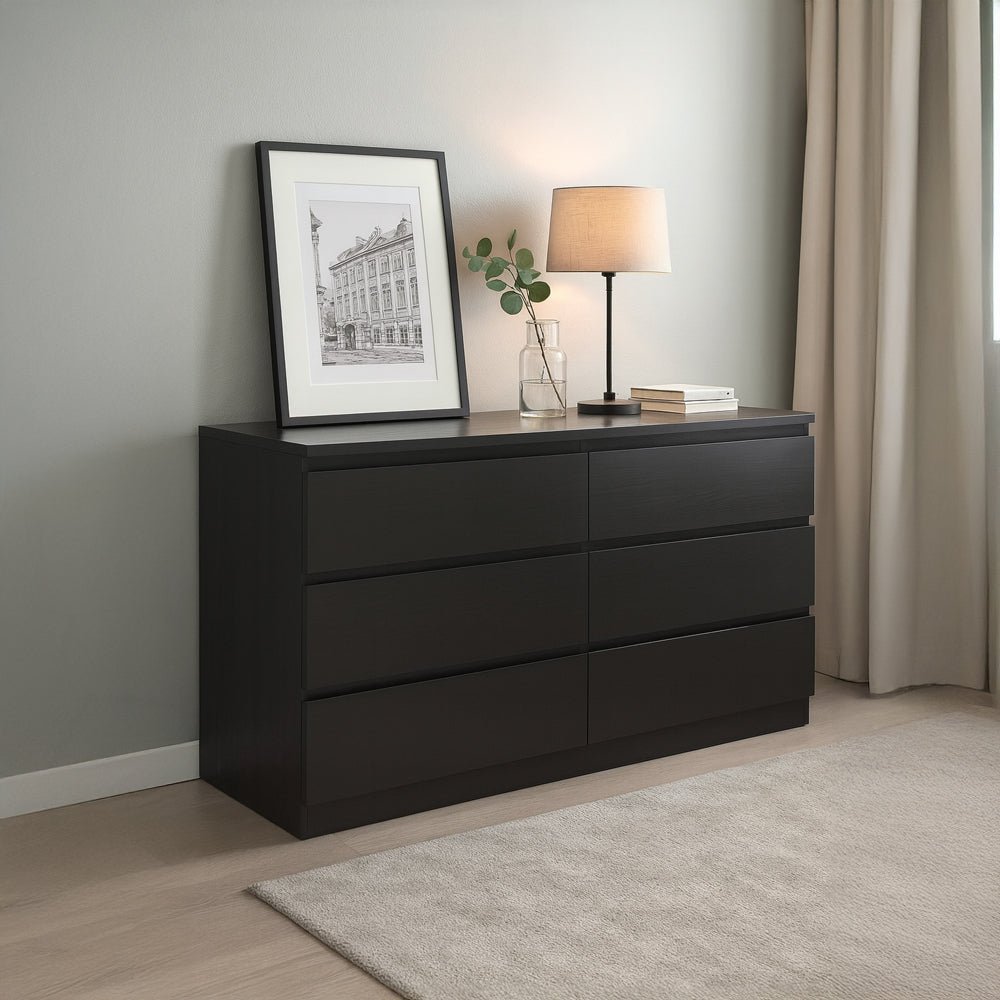 Unit Drawers, 156 × 45 × 78 cm - Black - AZ500220
