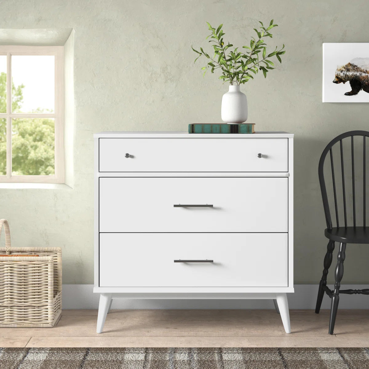 Unit Drawers, 60 × 40 × 100 cm - White - AZ500251
