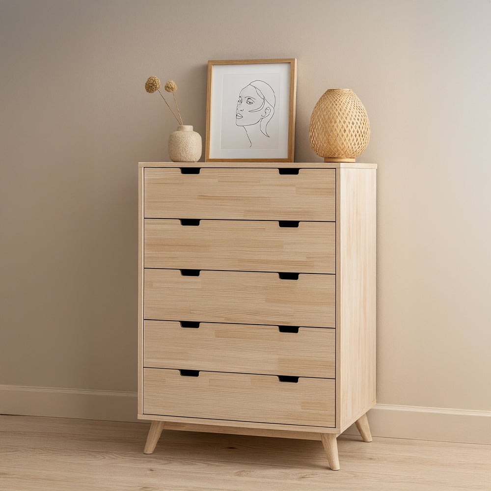 Unit Drawers, 80 × 40 × 110 cm - Wooden - AZ5004