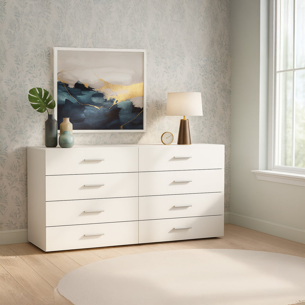 Unit Drawers, 120 × 40 × 80 cm - White - AZ5006