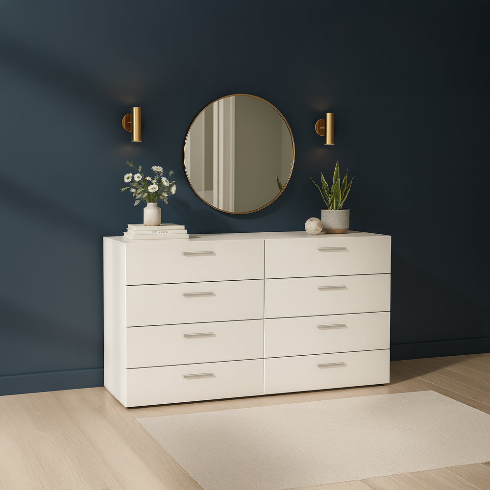 Unit Drawers, 120 × 40 × 80 cm - White - AZ5006