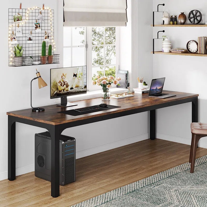 Desk 75 x 180 x 80 cm - Brown - AZ11122