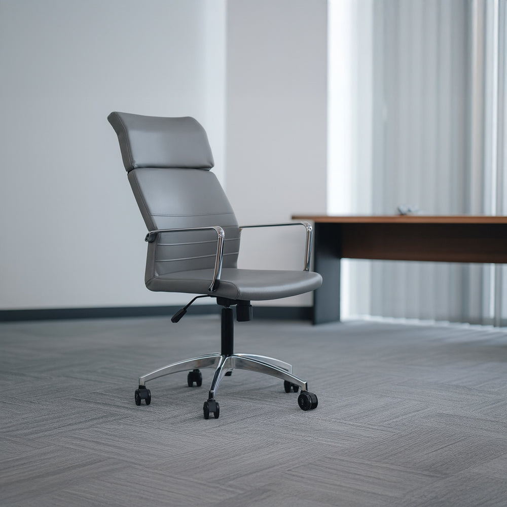 High-Back Executive Swivel Chair 110*50*50 CM - BLACK - BARAN HB-HR