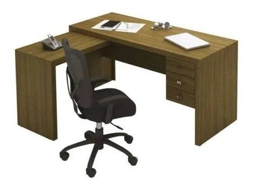 Desk 120 x 100 x 75 cm - Beige - AZ1154