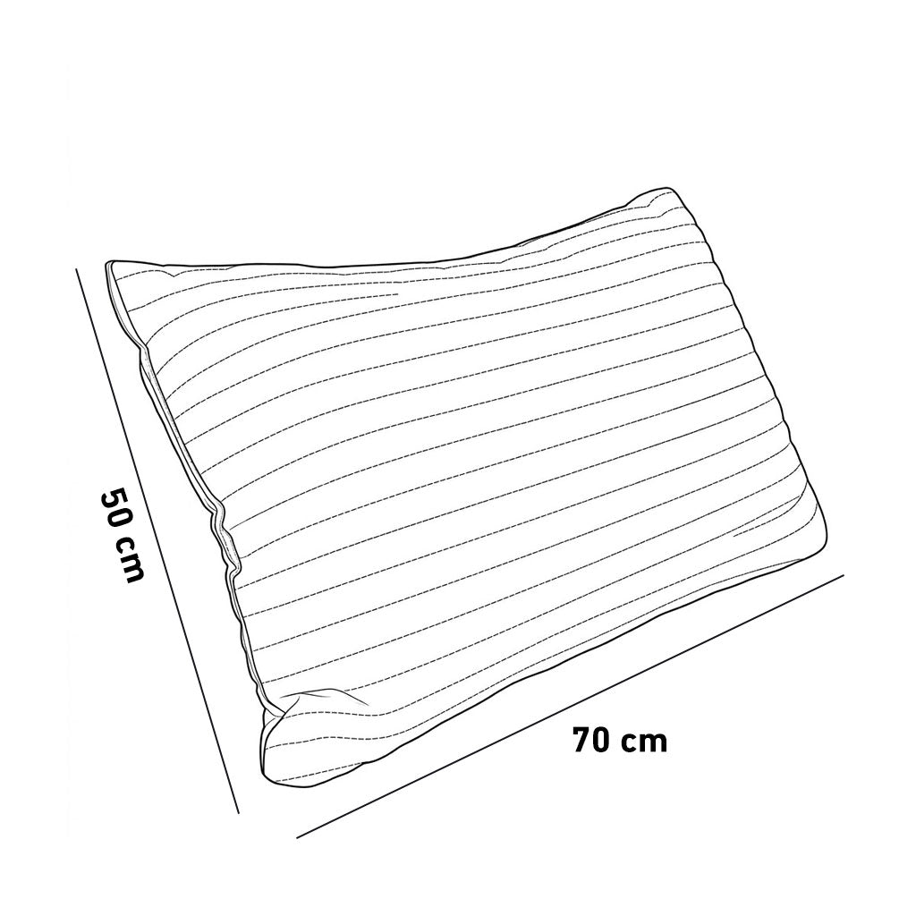 Fiber Pillow - 50×70 cm - White - AZ50053