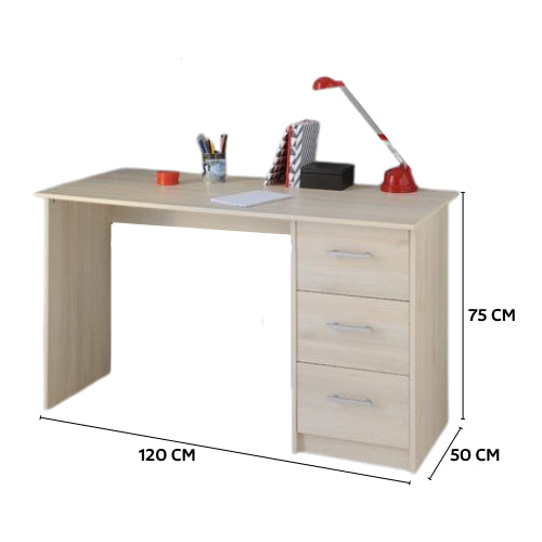 مكتب بمقاس 120 × 60 × 75 سم - أبيض - AZ1164