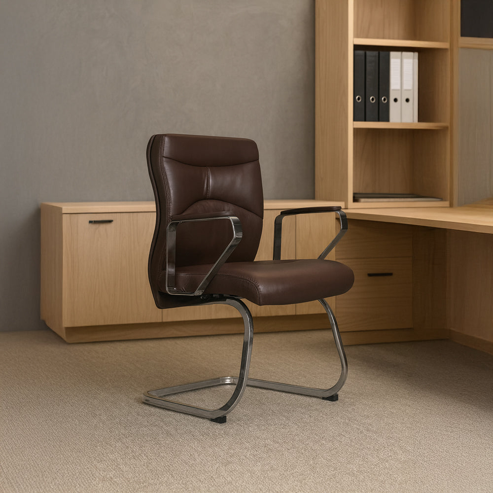 Visitor Chair 105*63*63 cm - Brown - GL 319