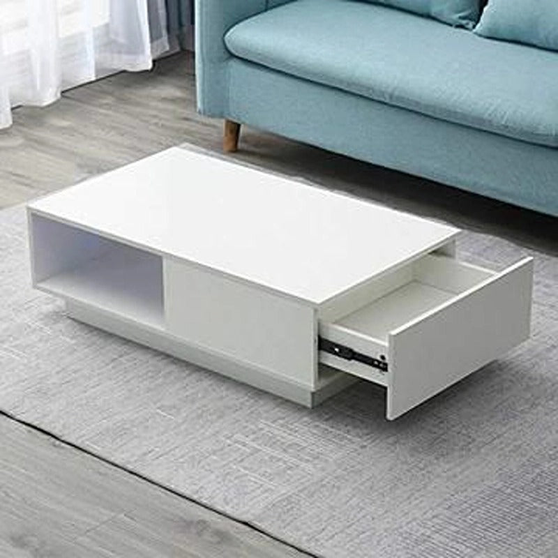 Reception Table, 100 × 50 × 45 cm - White - AZH-00050