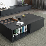 Reception Table, 120 × 50 × 40 cm - Black - AZH-00058