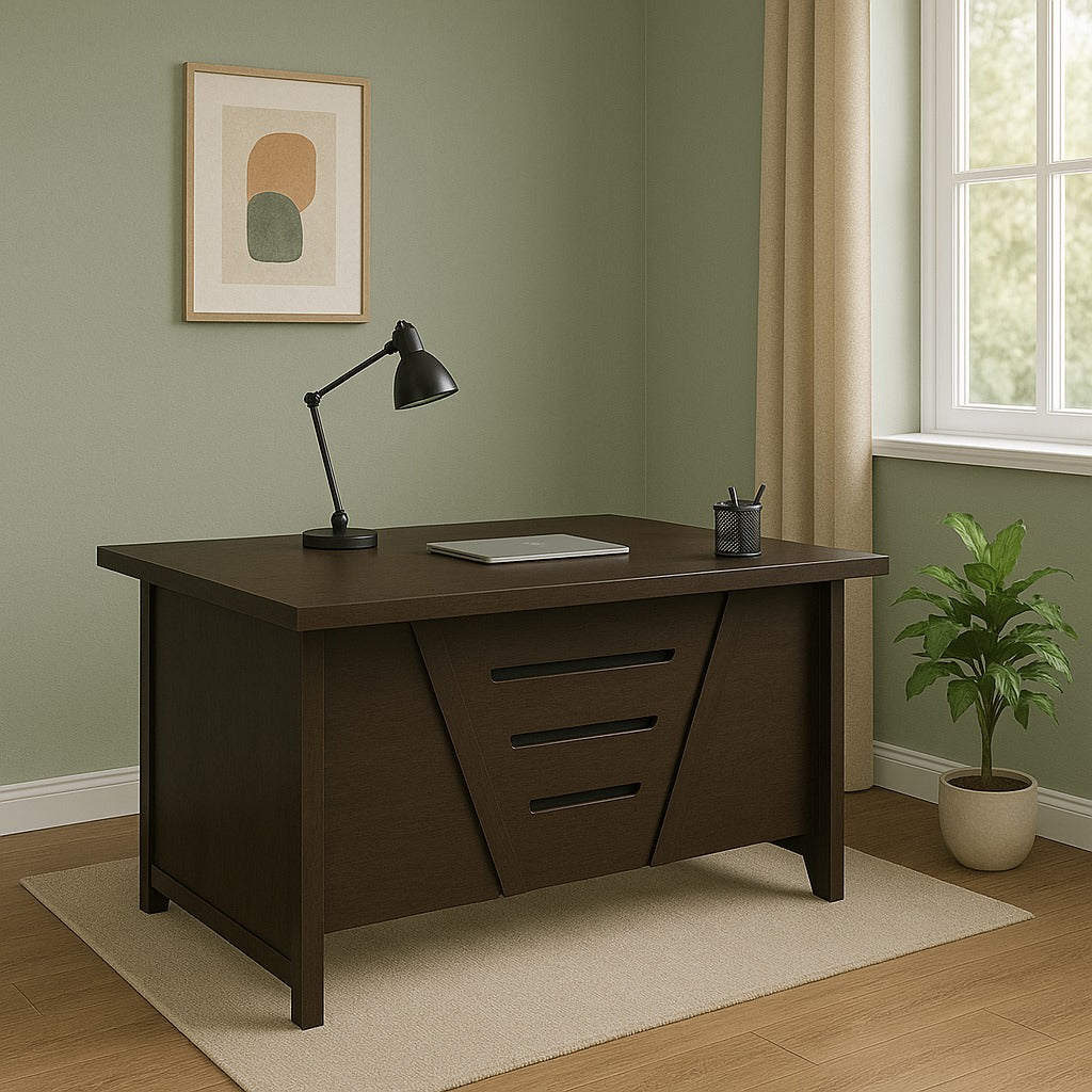 مكتب 140×60×75 سم - بني - AZ50012