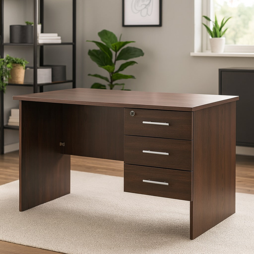 Desk 120 x 60 x 75 cm - Brown - AZ50014