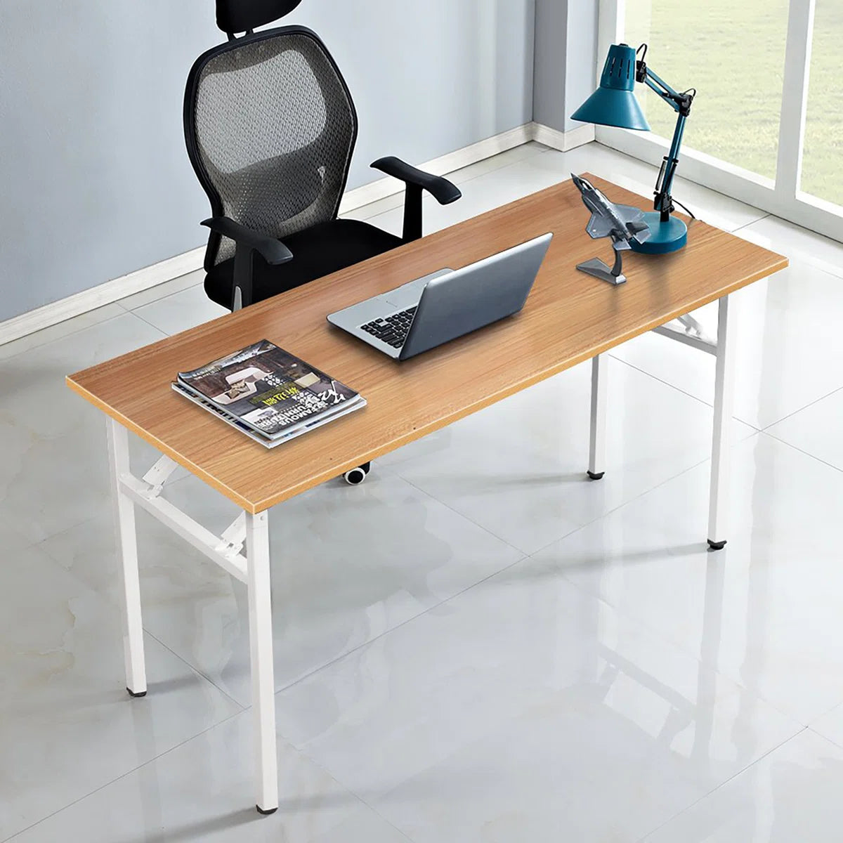 Desk 75 x 160 x 80 cm - Wooden - AZ11151