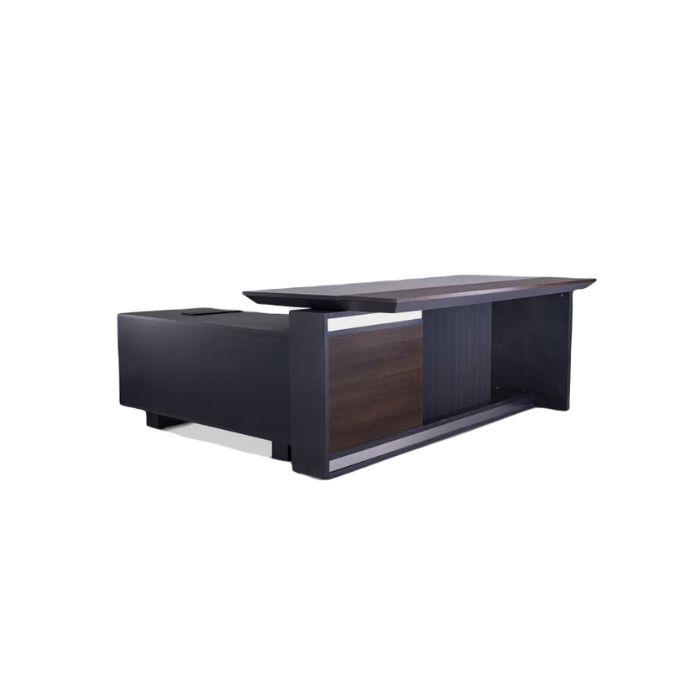Manager's desk 180*80*75CM - wooden and black - AZ1252