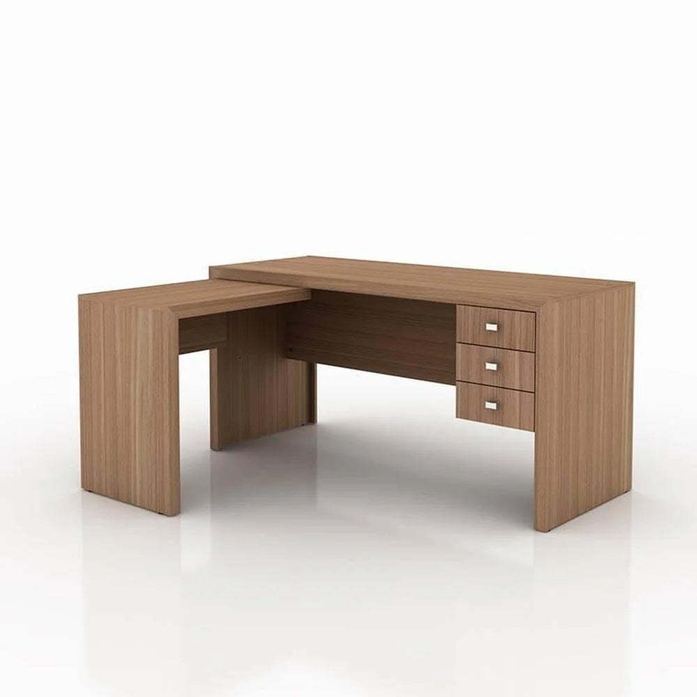 Desk 120 x 100 x 75 cm - Beige - AZ1154