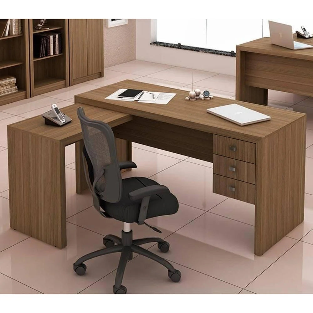 Desk 120 x 100 x 75 cm - Beige - AZ1154