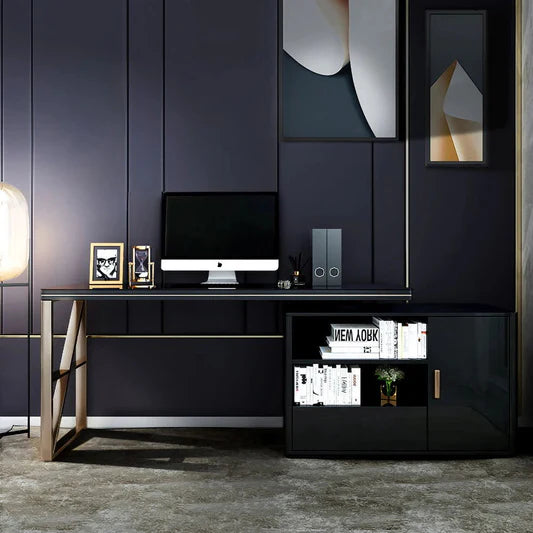 Desk 120 x60x 75 cm - black- AZ1302