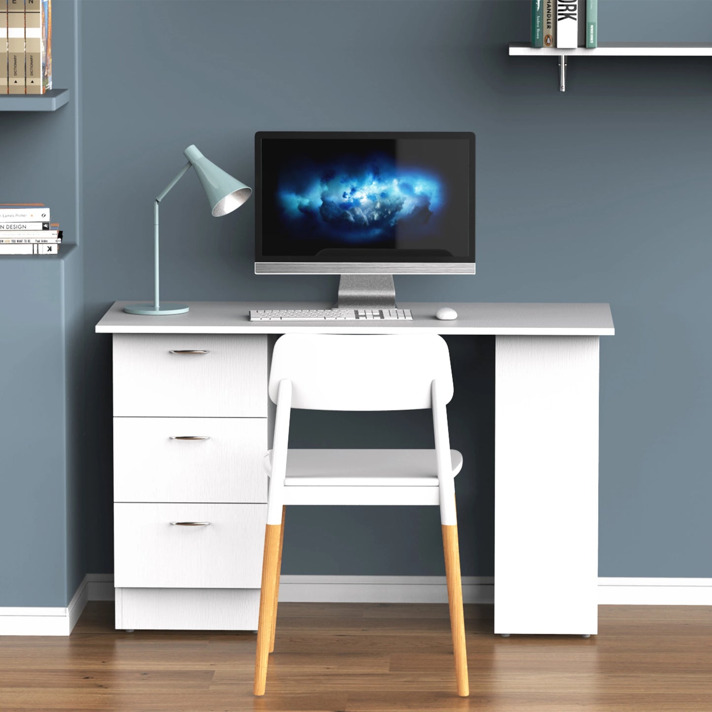 Desk 120 x 40 x 75 cm - Brown - AZ1069
